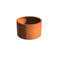 Circum ZONDER BODEM Ø1000x600mm Corten (CTW5.2)