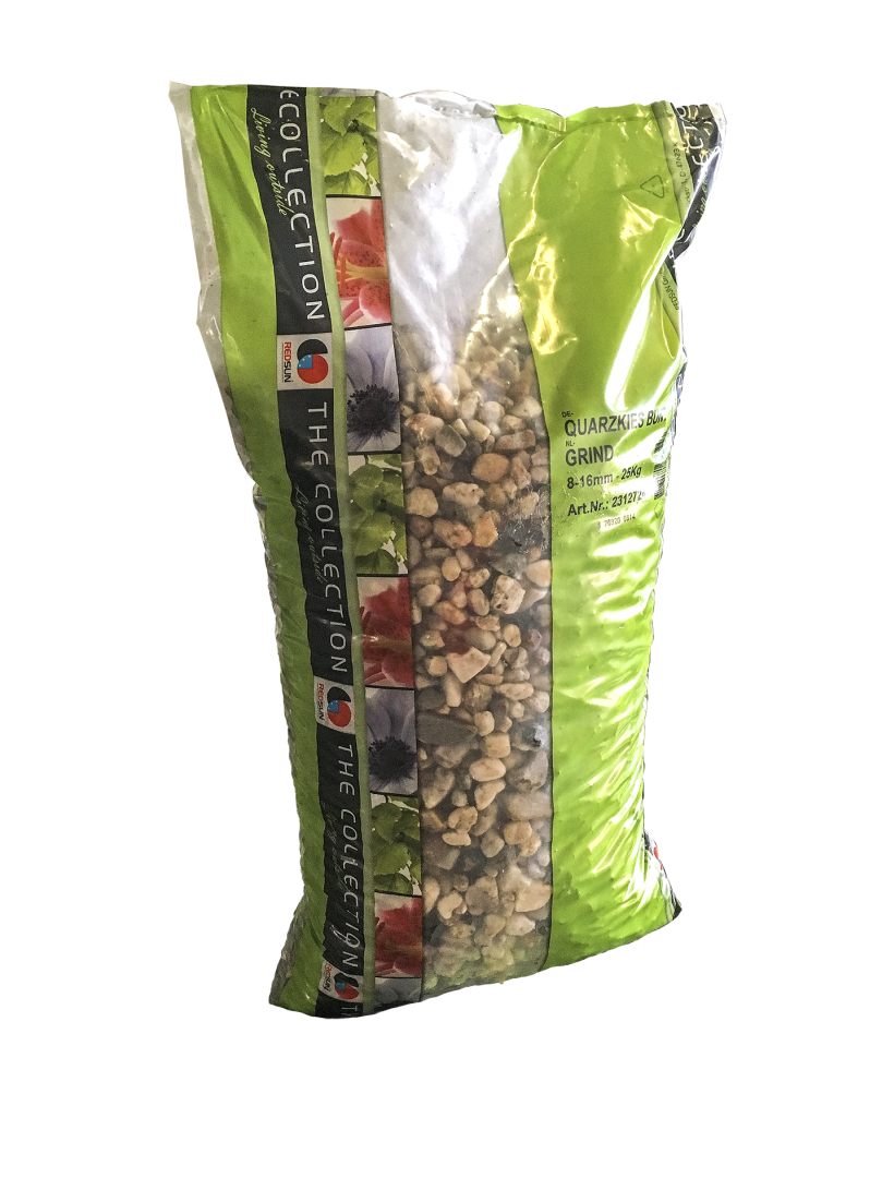 2312724 quartz kies zakgoed grind split 25kg groot