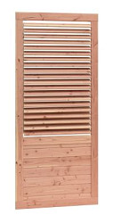 Shutterscherm douglas, 89x224cm, groen geïmpregneerd.