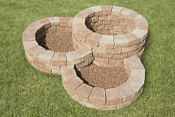 Pilestone Bloembak Rond 210x210x50cm Mont Blanc