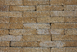 Muurelement gekliefd 30x10x6,5cm Geel