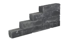 Blockstone stapelblok 15x15x60cm Zwart