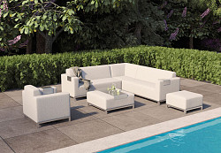 Hoeksofa loungeset Colorado Springs Quickdry@ textileen