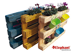 Trendline pallet plantenbak