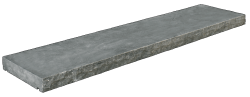 Afdekplaat-Vijverrand met waterkering Chinees hardsteen Rockface 100x35x4cm