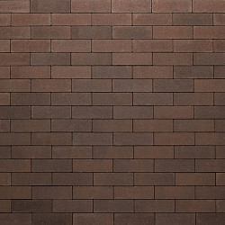 Dorpspad strak 21x7x6cm rood-bruin