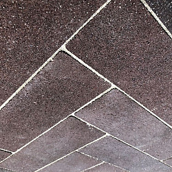 Dorpspad strak 21x7x6cm rood-bruin