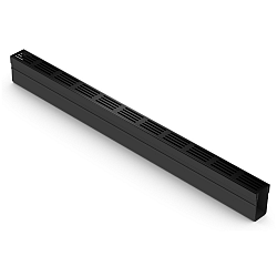 ACO SlimLine gootelement 100cm incl. designrooster aluminium zwart