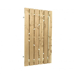 Jumbodeur geschaafd Vuren 15mm op verstelbaar stalen frame 100x180cm recht verticaal