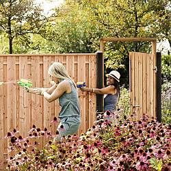Tuindeurkozijn Douglas met aanslaglat max 160cm breed