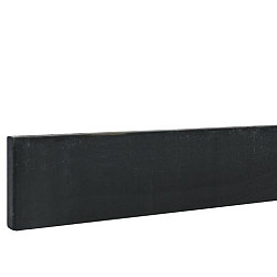 Beton onderplaat glad 24x3,5x184cm antraciet gecoat