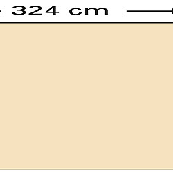 Douglas houtpakket 324x424cm tbv schaduwdoek 290x400cm kleurloos geïmpregneerd