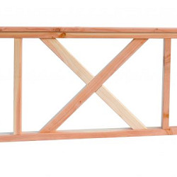 Hekwerk met kruis Douglas type A 178,5x73cm onbehandeld