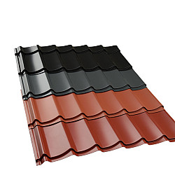 Dakpanplaten tbv Douglasvision Kapschuur Comfort 405x320cm (16m²) Terracotta