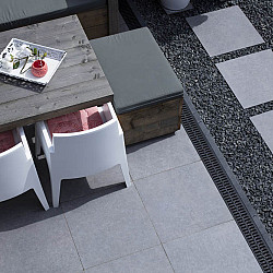 GeoCeramica® 60x120x4cm Impasto Grigio