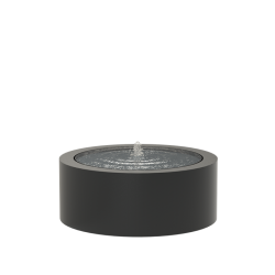 Aluminium Watertafel ROND 1000x400mm (ABR6)