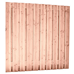 Douglas geschaafd plankenscherm 21-planks 16mm 180x180cm tbv betonsysteem onbehandeld