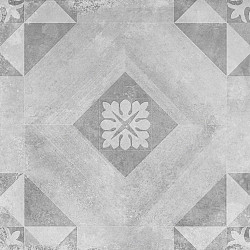 GeoCeramica® 60x60x4cm Symbol Block Smoke