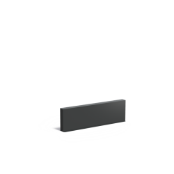 Muur 2000x150x600mm Aluminium (AW3.4)