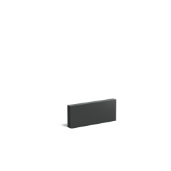 Muur 1500x150x600mm Aluminium (AW4.4)