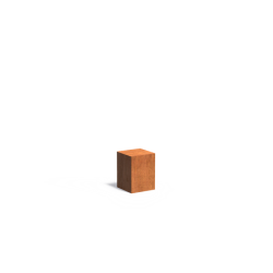 Sokkel 300x300x400mm Corten 2mm (CK13)