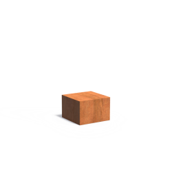 Sokkel 600x600x400mm Corten 2mm (CK23)