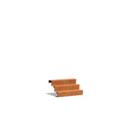 Trap 1000x720x510mm Corten 3mm (CST3.1)