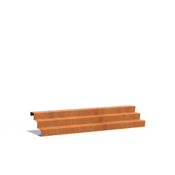 Trap 3000x720x510mm Corten 3mm (CST3.6)