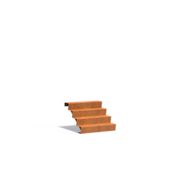 Trap 1000x960x680mm Corten 3mm (CST4.1)