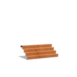 Trap 2000x960x680mm Corten 3mm (CST4.4)