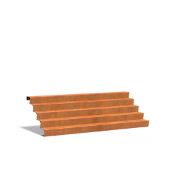 Trap 3000x1200x850mm Corten 3mm (CST5.6)