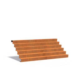 Trap 3000x1440x1020mm Corten 3mm (CST6.6)