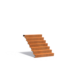 Trap 1250x1680x1190mm Corten 3mm (CST7.2)