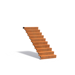 Trap 1000x2400x1700mm Corten 3mm (CST10.1)