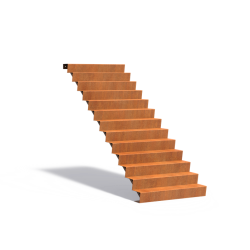 Trap 1250x2160x2210mm Corten 3mm (CST13.2)