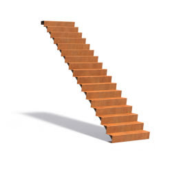 Trap 1000x2400x2890mm Corten 3mm (CST17.1)