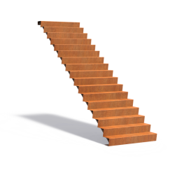 Trap 1250x2400x2890mm Corten 3mm (CST17.2)