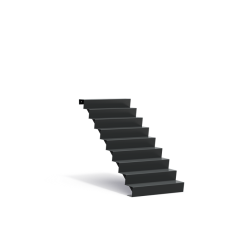 Trap 1000x2160x1530mm Aluminium 4mm (AST9.1)