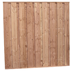 Beto-dichtplankscherm van fijnbezaagde Douglas planken 180x180cm