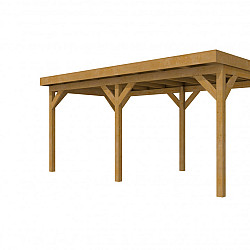 Douglasvision Buitenverblijf Comfort 500x270cm groen geïmpregneerd