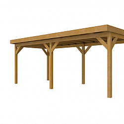 Douglasvision Buitenverblijf Comfort 600x270cm groen geïmpregneerd