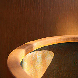 CONIC met poten Ø1500x800mm Corten 3mm (CCP2.1)