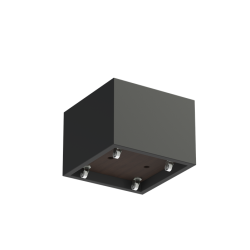 CARREZ met wielen 800x800x600mm Polyester (PBWL6.2)