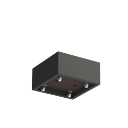 CARREZ met wielen 800x800x400mm Polyester (PBWL6.3)