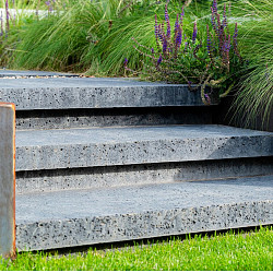 Artistone Oud Hollands halve traptrede 50x40x20cm Carbon