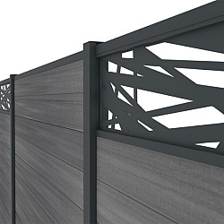 Boston Decopaneel Hera horizontaal 30x175 cm dikte 2 mm RAL7016