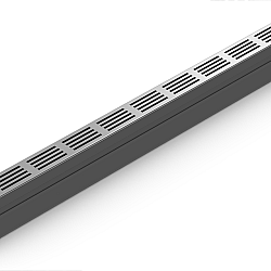 ACO SlimLine gootelement 100cm incl. designrooster RVS