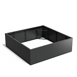 CARREZ zonder bodem 2000x2000x600mm Aluminium (AFW1.2)