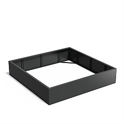 CARREZ zonder bodem 2000x2000x400mm Aluminium (AFW1.3)