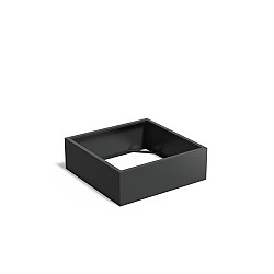 CARREZ zonder bodem 1200x1200x400mm Aluminium (AFW4.3)